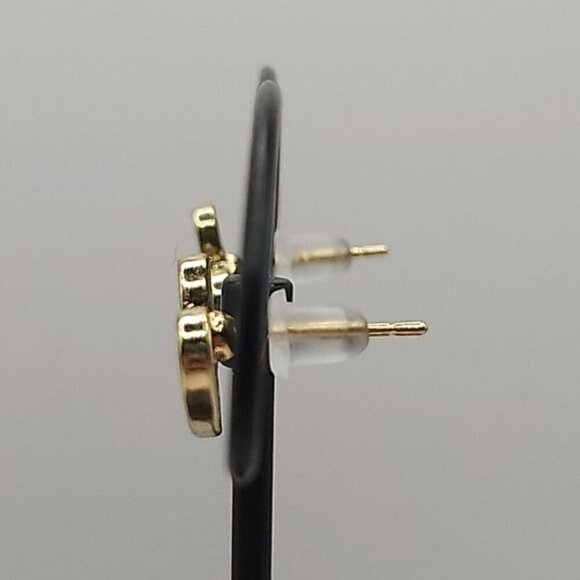 2/$15 Heart-Shaped Red & Gold Stud Earrings (NWOT) - Picture 5 of 5